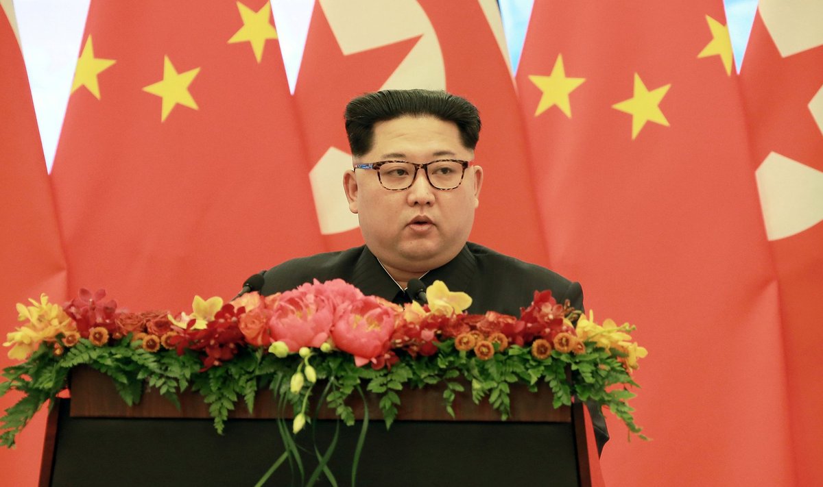 Hiina liidritele peetud kõnes ütles Kim, et desarmeerimine on võimalik, kui USA-l jätkub head tahet.