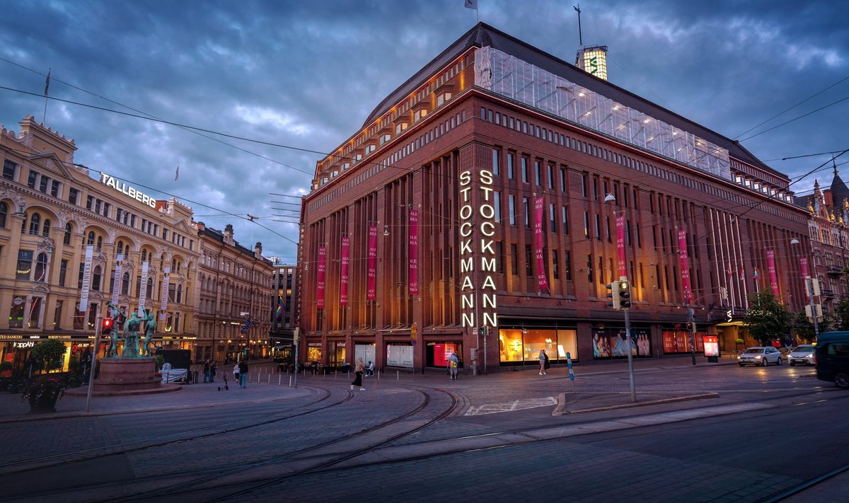 Stockmanni kaubamaja Helsingis. Stockmann müüs hoone eelmisel aastal maha, jäädes rentnikuks.