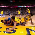 VIDEO | Enam ebasportlikumaks ei saa minna: Warriorsi grusiin üritas Russell Westbrooki sihilikult vigastada