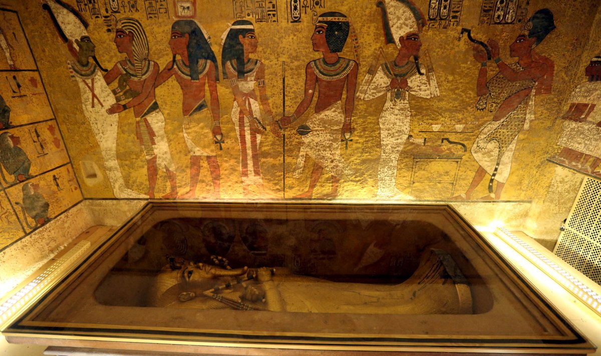 Tutanhamon sarkofaagis. 