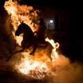 ФОТО | Очищение огнем: в Испании прошел ежегодный захватывающий обряд с лошадьми