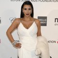 FOTOD: Beebikõhuga Kim Kardashian läks lahutama liibuvas nahkseelikus