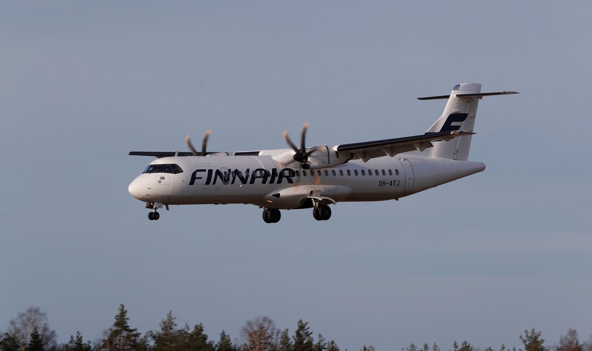 Finnairi lennuk tuli eile evakueerida.