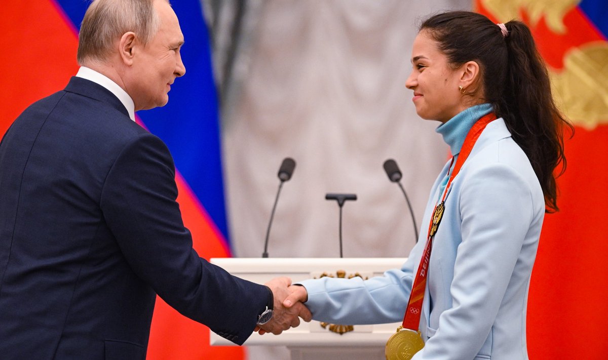 Vladimir Putin ja Veronika Stepanova