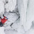VIDEO: Jääronija "vallutas" esimese inimesena külmunud Niagara joa