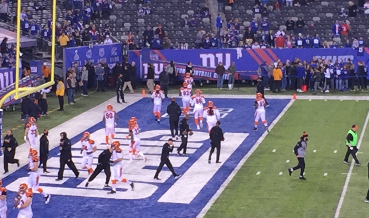 Cincinnati Bengals vs New York Giants