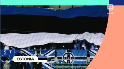 UEFA loosimise tutvustas klipis näidati sama lippu, mille eest alles Eestit karistati.