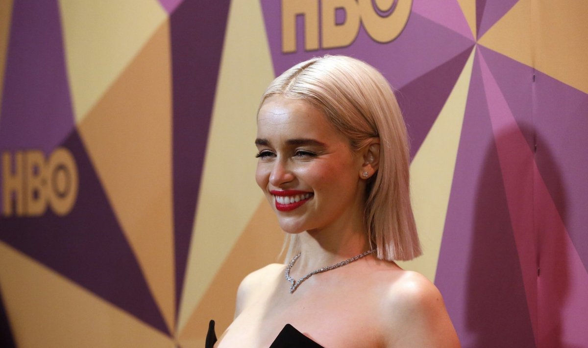 Hittsarjas "Troonide mäng" ("Game of Thrones") tuntuks saanud Emilia Clarke. (Foto: REUTERS)