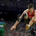 VIDEO: Amputeeritud jalaga kaugushüppaja hüppas supertulemuse, mis andnuks Londonis olümpiavõidu
