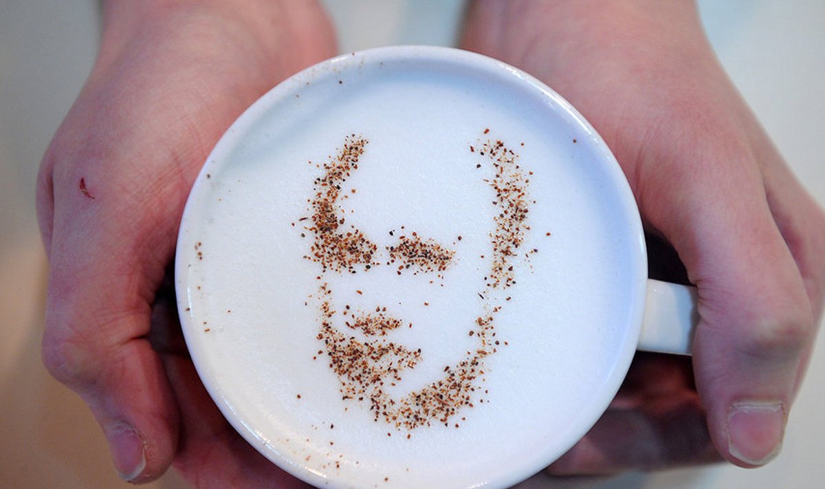Кофе с изображением Путина в кафе Красноярска