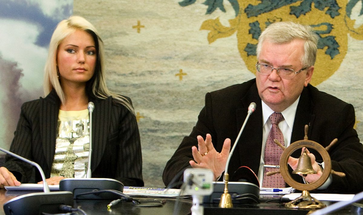 Katrin Siska ja Edgar Savisaar