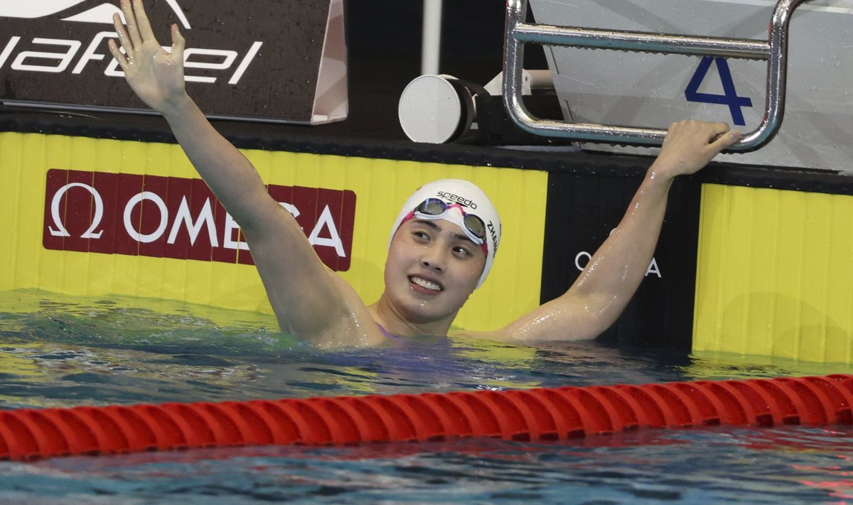 Olümpiavõitja Zhang Yufei andis Tokyo OMi eel positiivse dopinguproovi