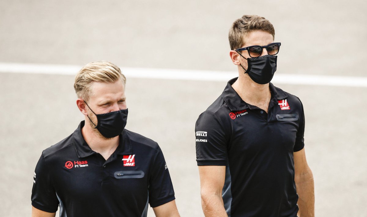 Kevin Magnussen ja Romain Grosjean