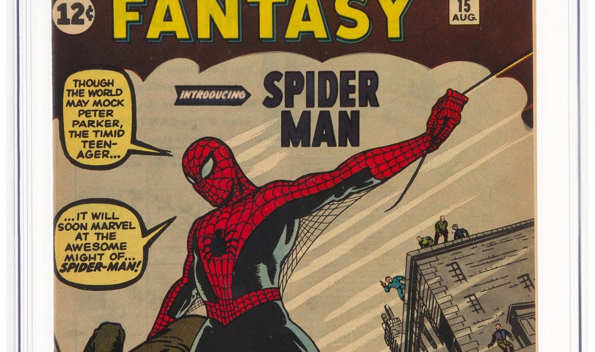 LEGENDI SÜND: 1962. aastal ilmus koomiksisarja „Amazing Fantasy“ 15. väljaandes lugu sellest, kuidas leebeloomuline reaalainete õpilane Peter Parker sai radioaktiivse ämbliku käest hammustada ja temast sai Imeline Ämblikmees.
