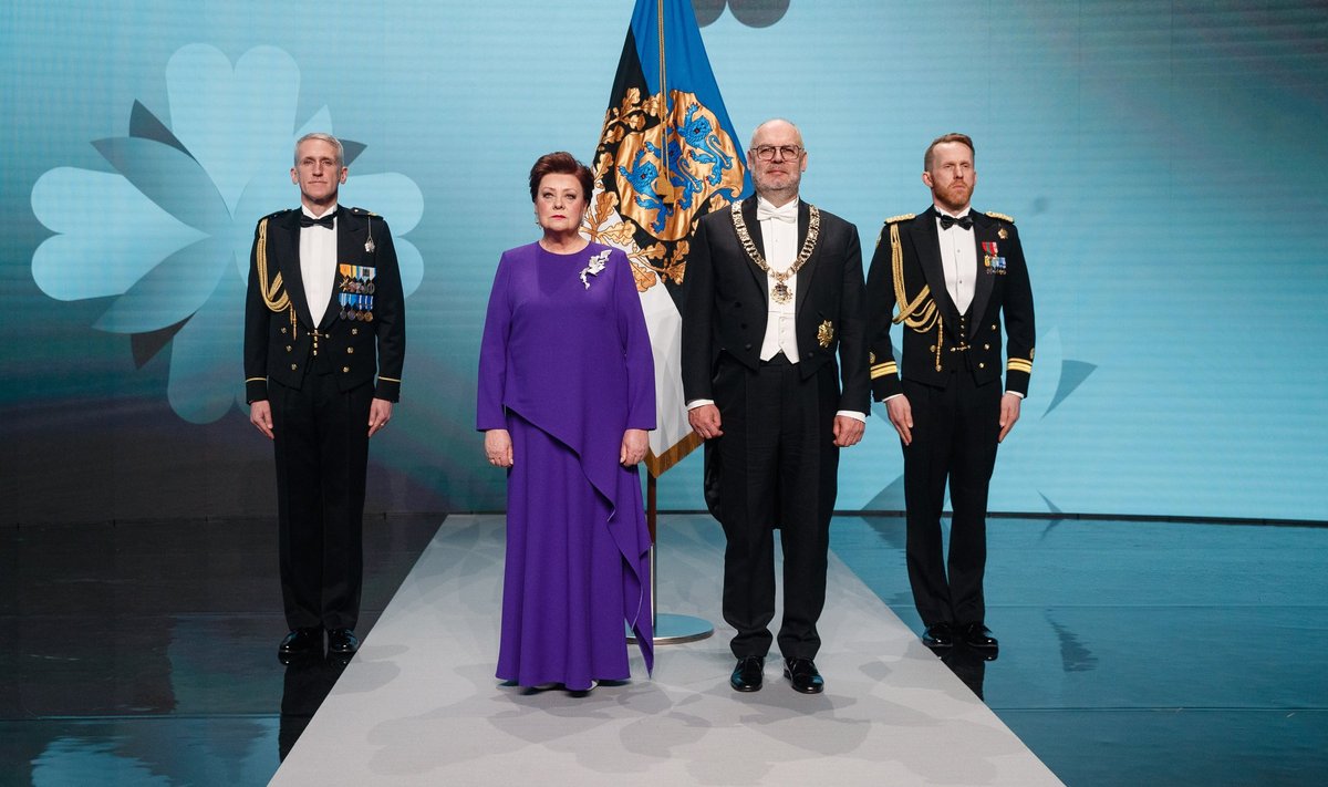 Presidendipaar Alar ja Sirje Karis.
