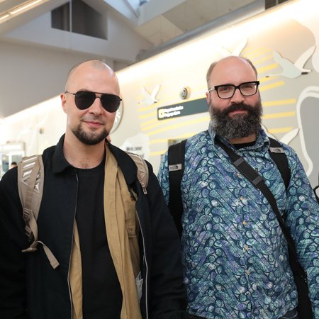 FOTOD | Tere tulemast tagasi! Eestit Eurovisionil esindanud 5MIINUST ja Puuluup saabusid Tallinna