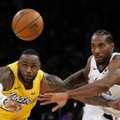 VIDEO | Clippers mängis Lakersi NBA jõuluduellis üle, LeBron Jamesi viigiüritus blokeeriti