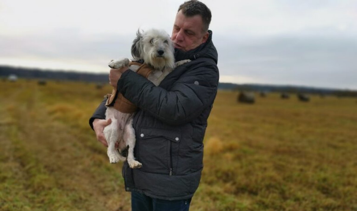 Heiki Valner koeraga