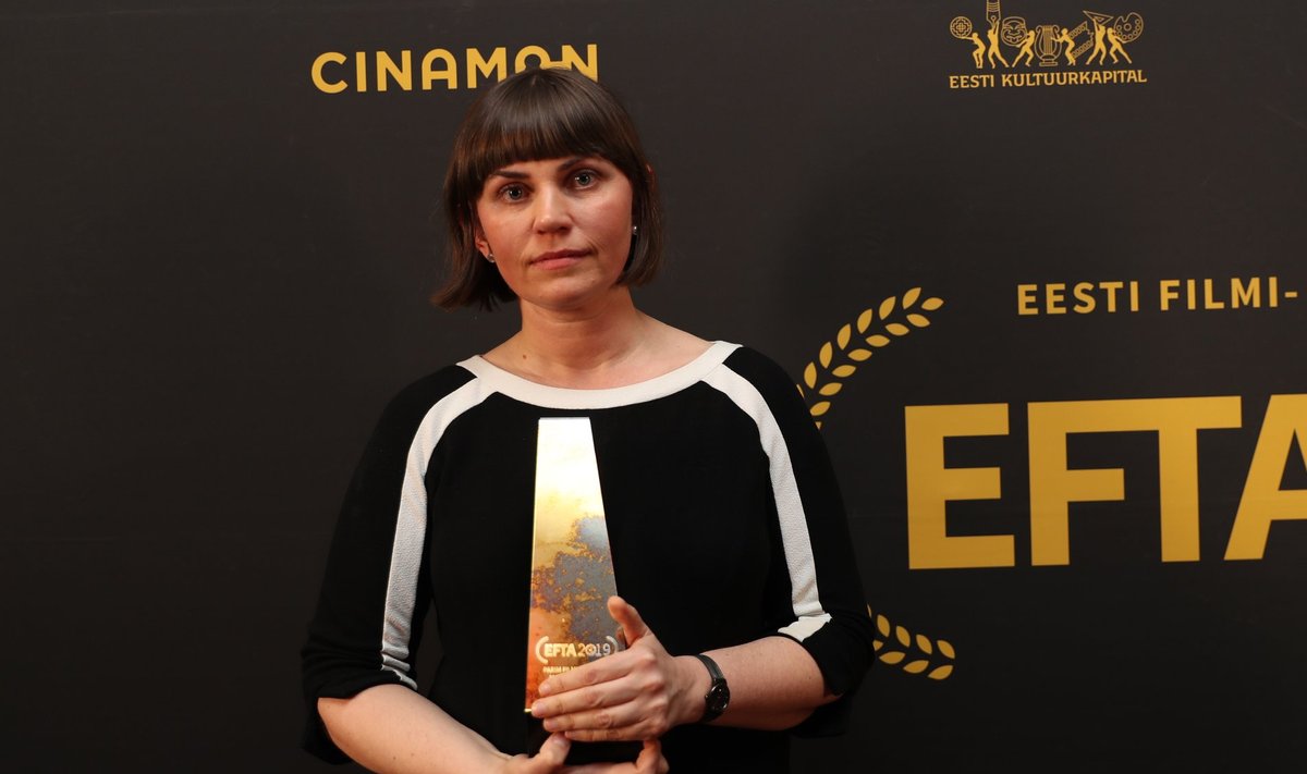 Parima filmi "Seltsimees laps" režissöör Moonika Siimets sai ka parima režissööri auhinna.