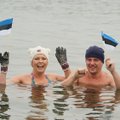 ФОТО: Эвелин Ильвес отмечает день рождения ЭР по шею в ледяной воде!