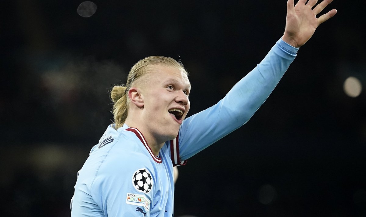 Erling Haaland lõi Leipzigile viis väravat.