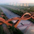 В Китае построили грандиозный мост в виде ленты Мебиуса