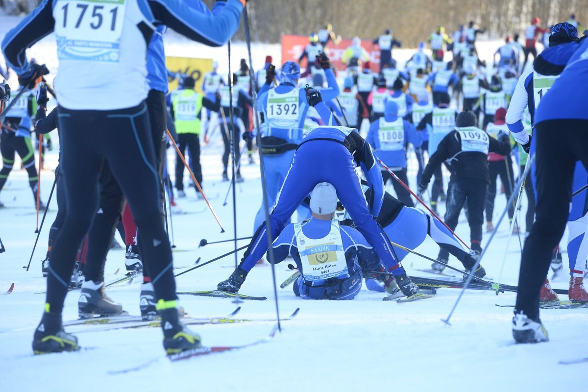 ILMATEADE | Tartu maratoni osalejaid kimbutavad libedad ja heitlikud olud