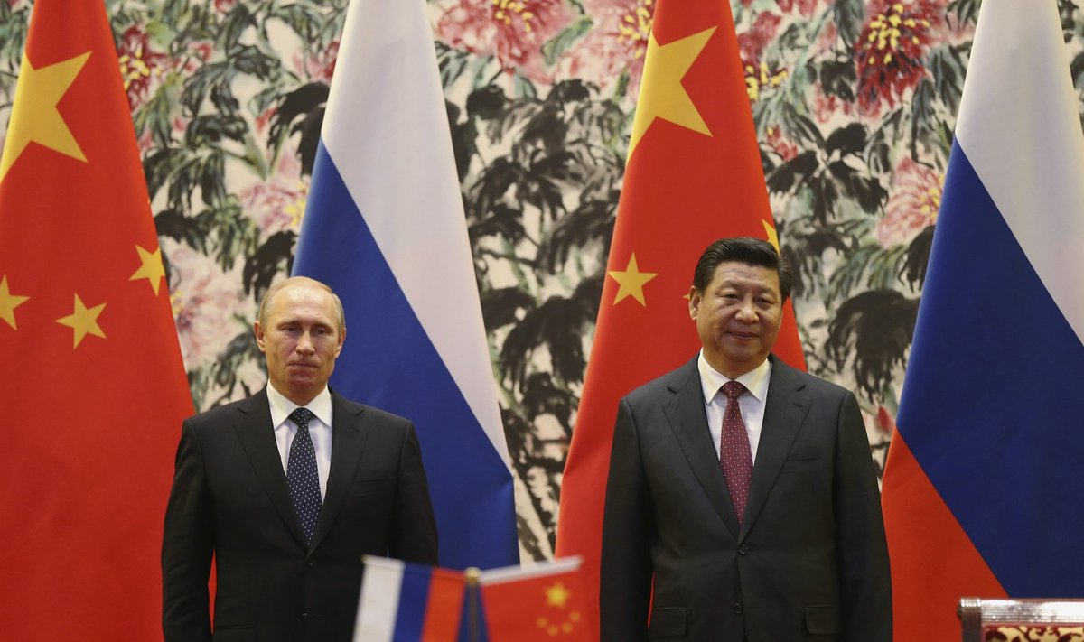 Venemaa president Vladimir Putin ja Hiina presindent Xi Jinping.