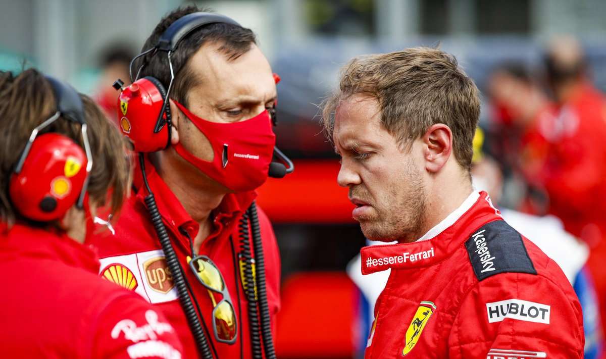 Sebastian Vettel (paremal)