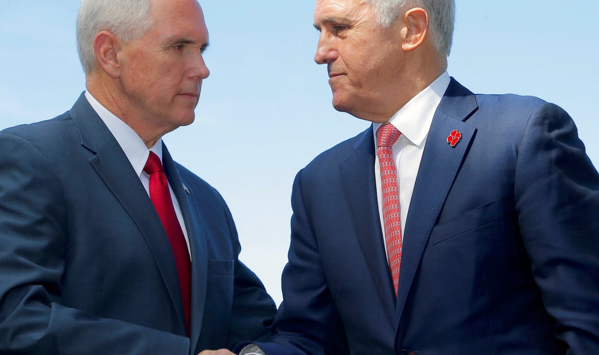 Mike Pence, Malcolm Turnbull