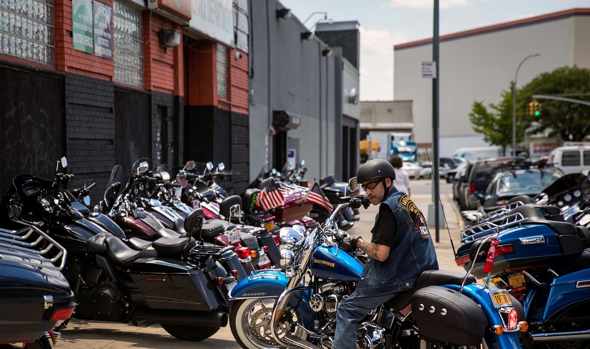 Harley Davidsoni esinduspood USA-s New Yorgis.