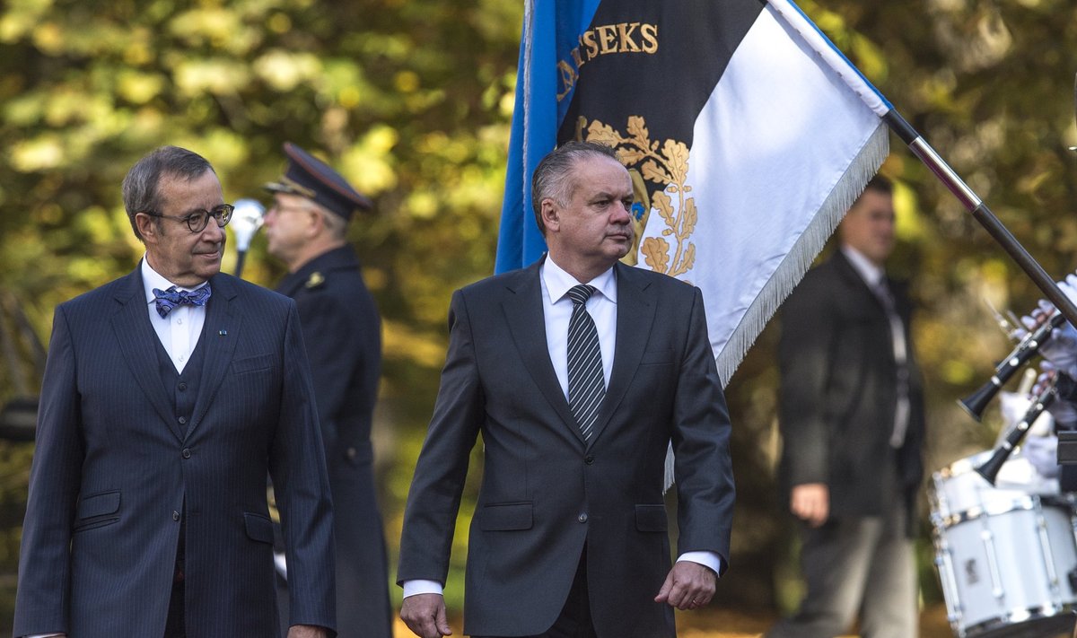 Eestis on visiidil Slovakkia president Andrej Kiska