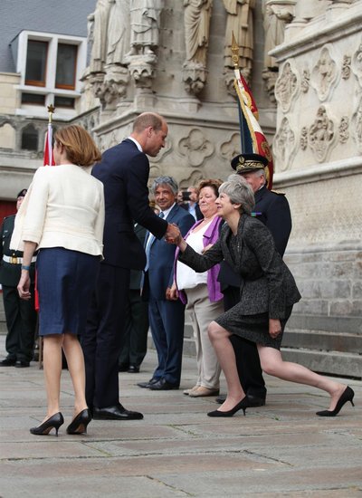 Prints William ja Theresa May 2018. aastal