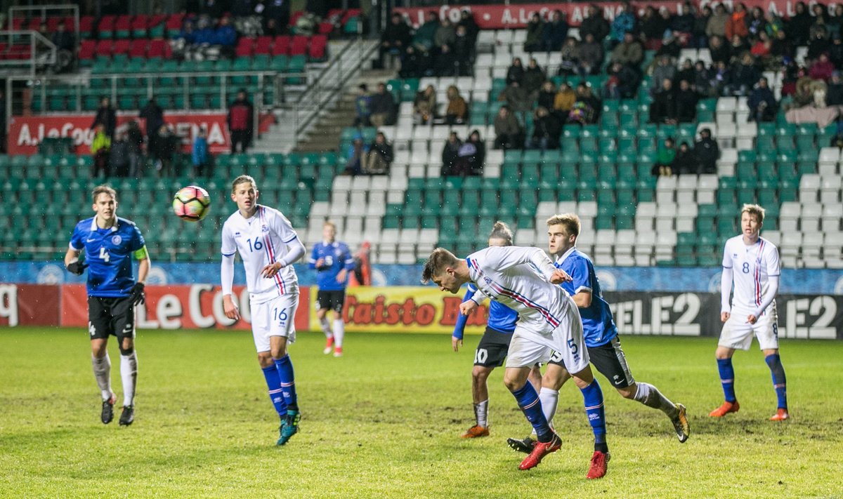 Jalgpall U21 Eesti vs Island