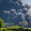 VIDEO: Kiievi-lähedases naftabaasis põleb endiselt kuus mahutit