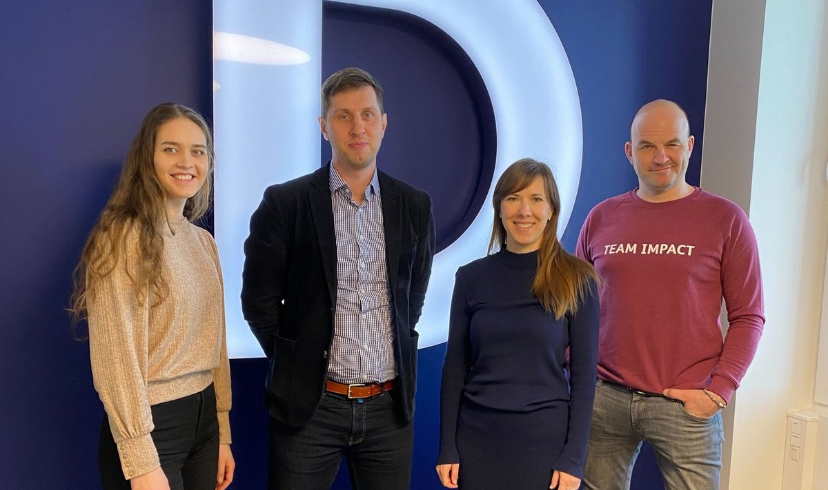 Iris Aunap, Oliver Jakobson, Teibi Torim ja saatejuht Rasmus Kagge.