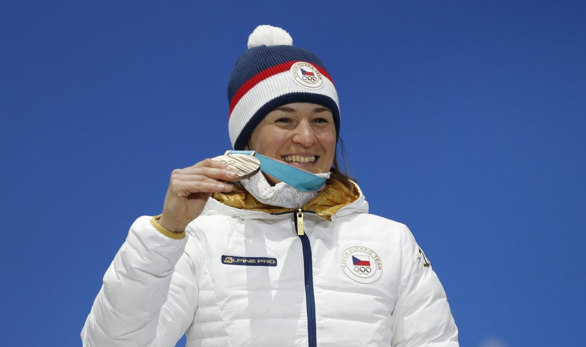 Veronika Vitkova Pyeongchangi olümpia pronksmedaliga.