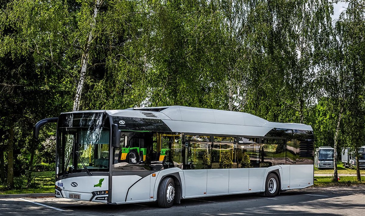 Tallinna Linnatranspordi ASi uus gaasibuss.