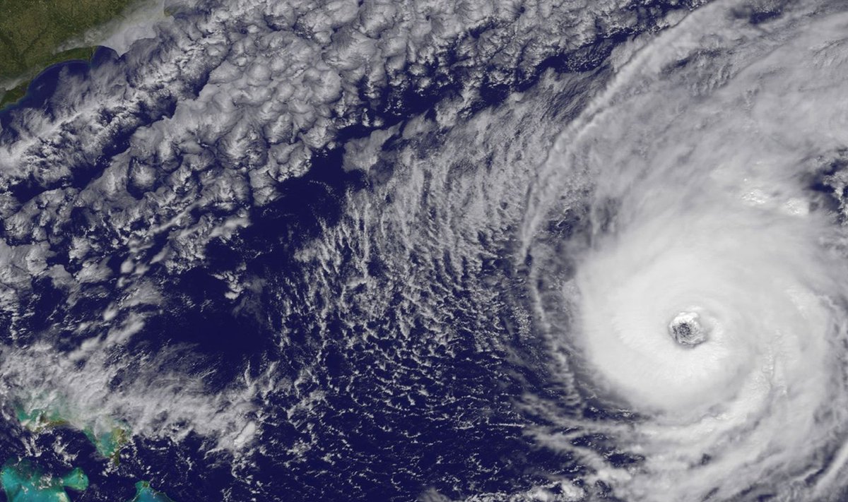 Orkaan Nicole tuiskas mullu üle Bermuda.