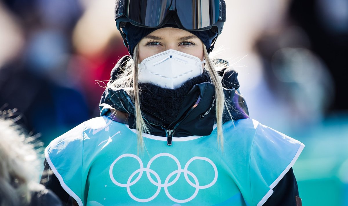 Kelly Sildaru Pekingi olümpiamängudel.