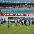FOTOD: Eesti jalgpallikoondise treening Lilleküla staadionil