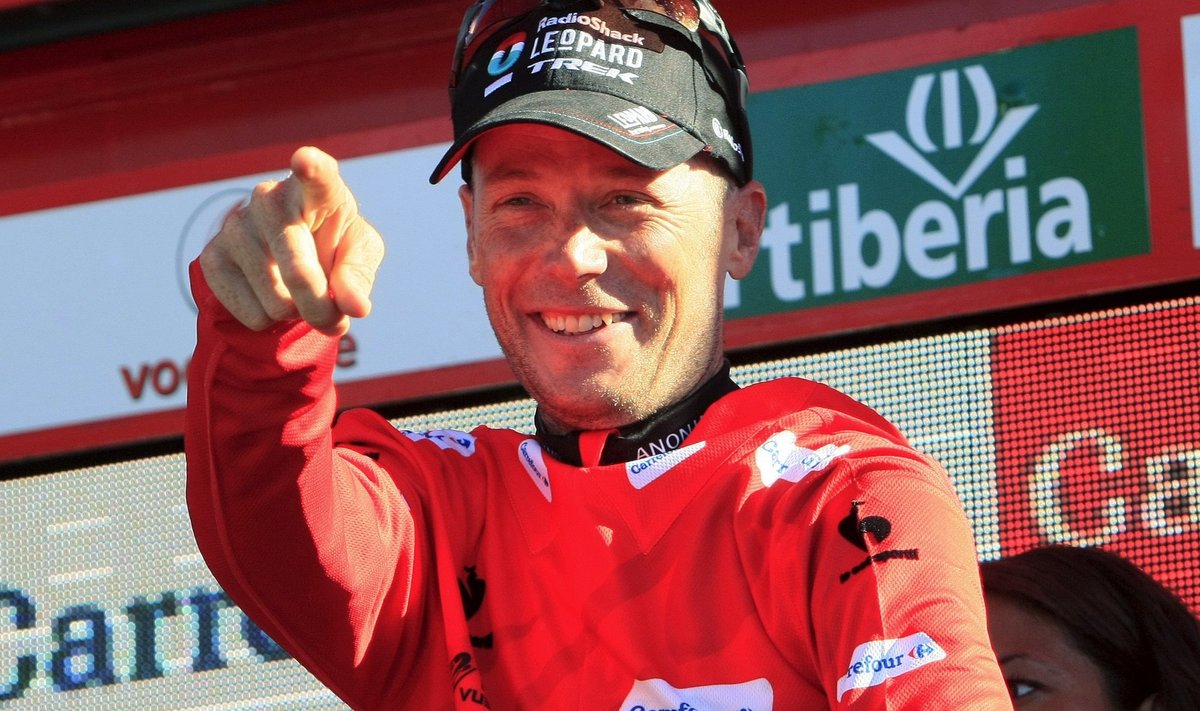 Chris Horner tõusis Vuelta liidriks, jalgratas