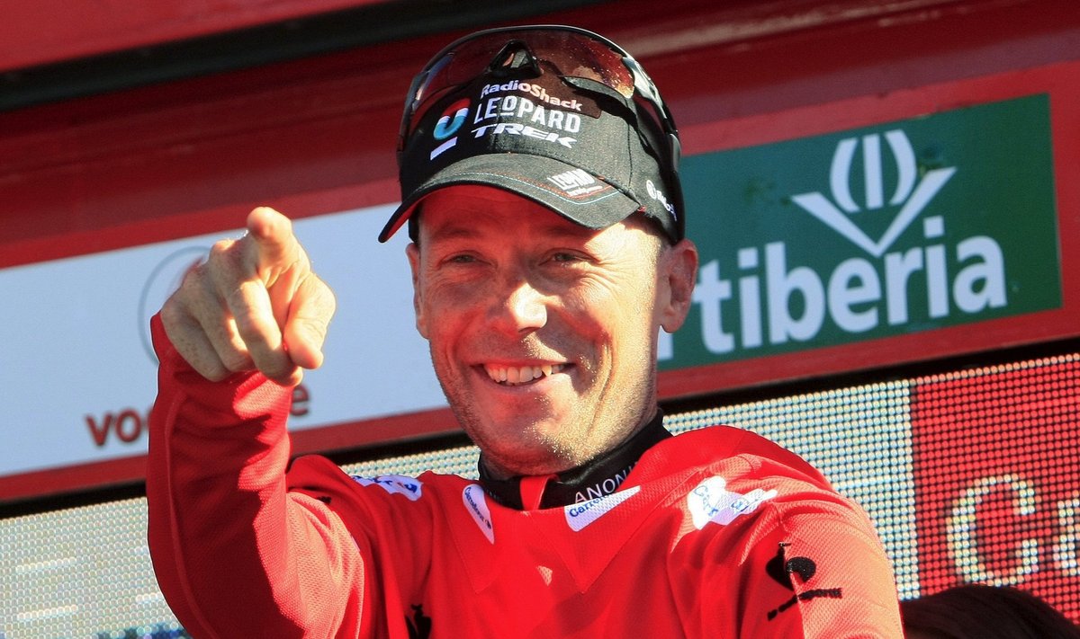 Chris Horner tõusis Vuelta liidriks, jalgratas