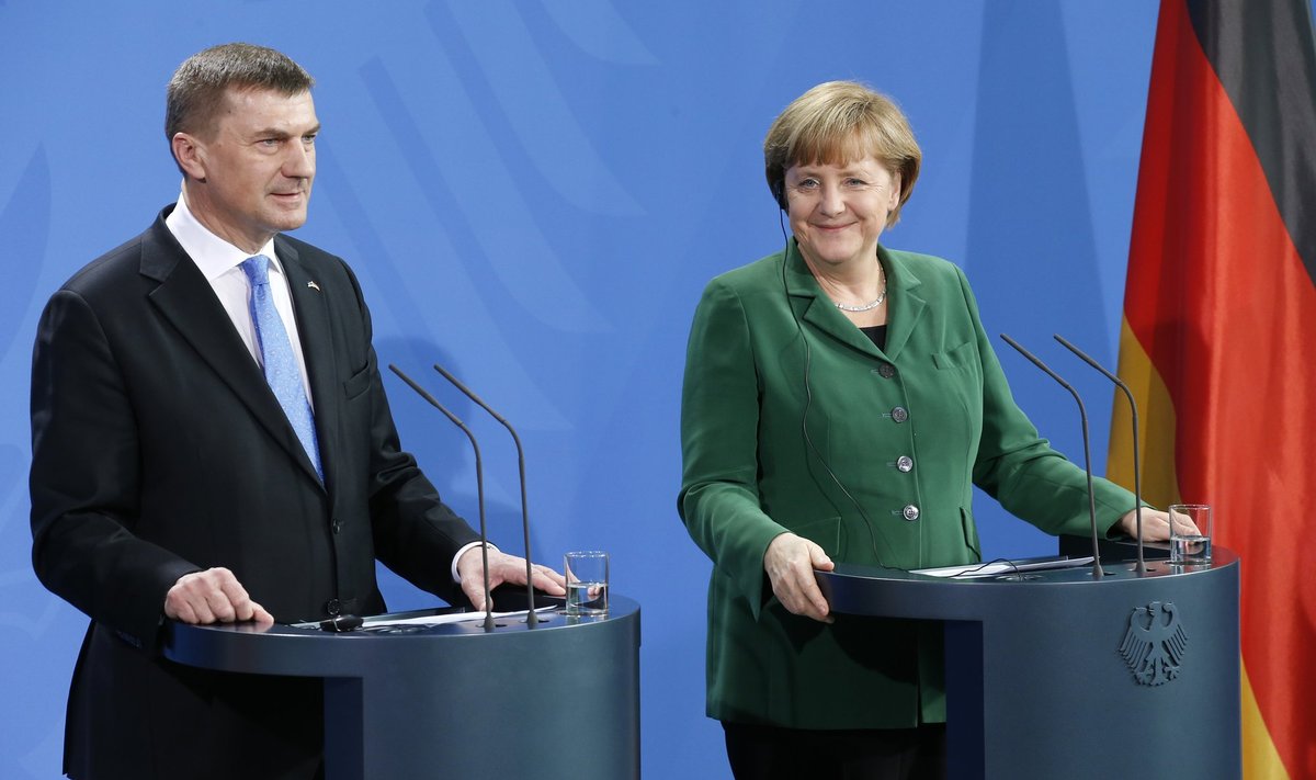Andrus Ansip ja Angela Merkel