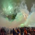 FOTOD | Viljandi võttis uue aasta vastu võimsa valgusmänguga