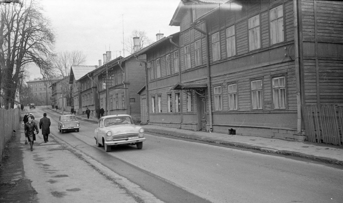 Endla tänav, vaade Tõnismäe poolt, 1968