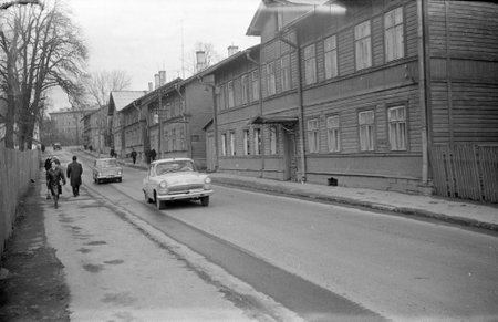 Endla tänav, vaade Tõnismäe poolt, 1968