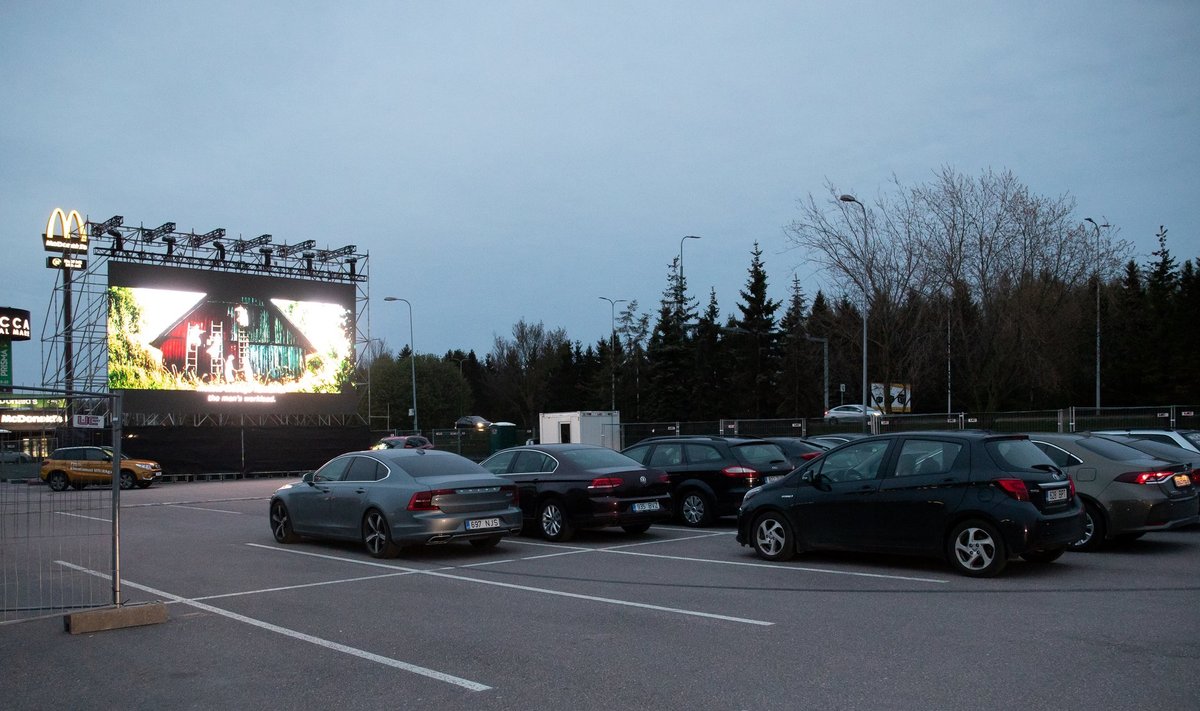 Tallinn, 15.05.2020. Drive-In kino Rocca Al Mares.