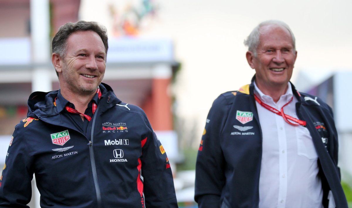 Red Bulli boss Christian Horner ja nõunik Helmut Marko