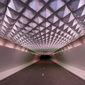 ФОТО | Красота! В пешеходных туннелях Хааберсти появилась интерактивная подсветка